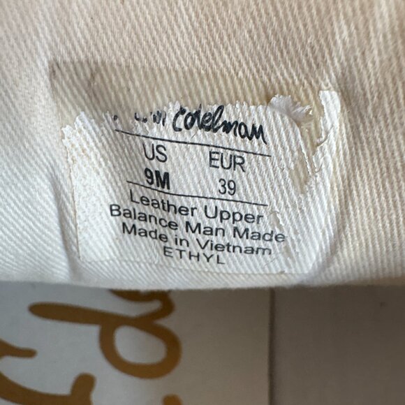 Sam Edelman Women's Ethyl Lace-Up Sneakers White Leather Size 9 - Picture 8 of 10